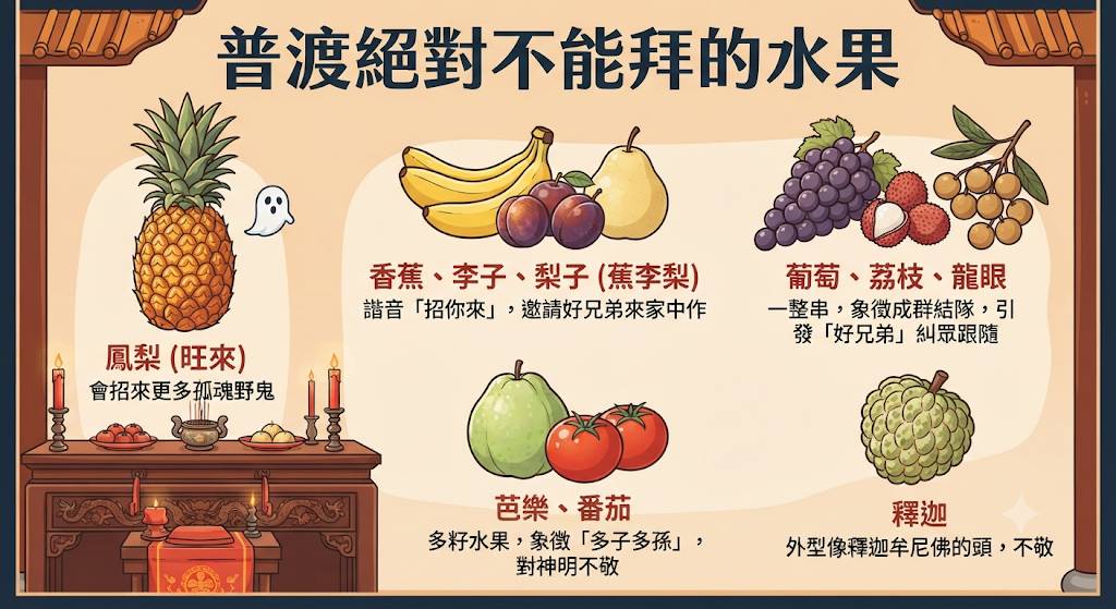 中元普渡供品怎麼選？