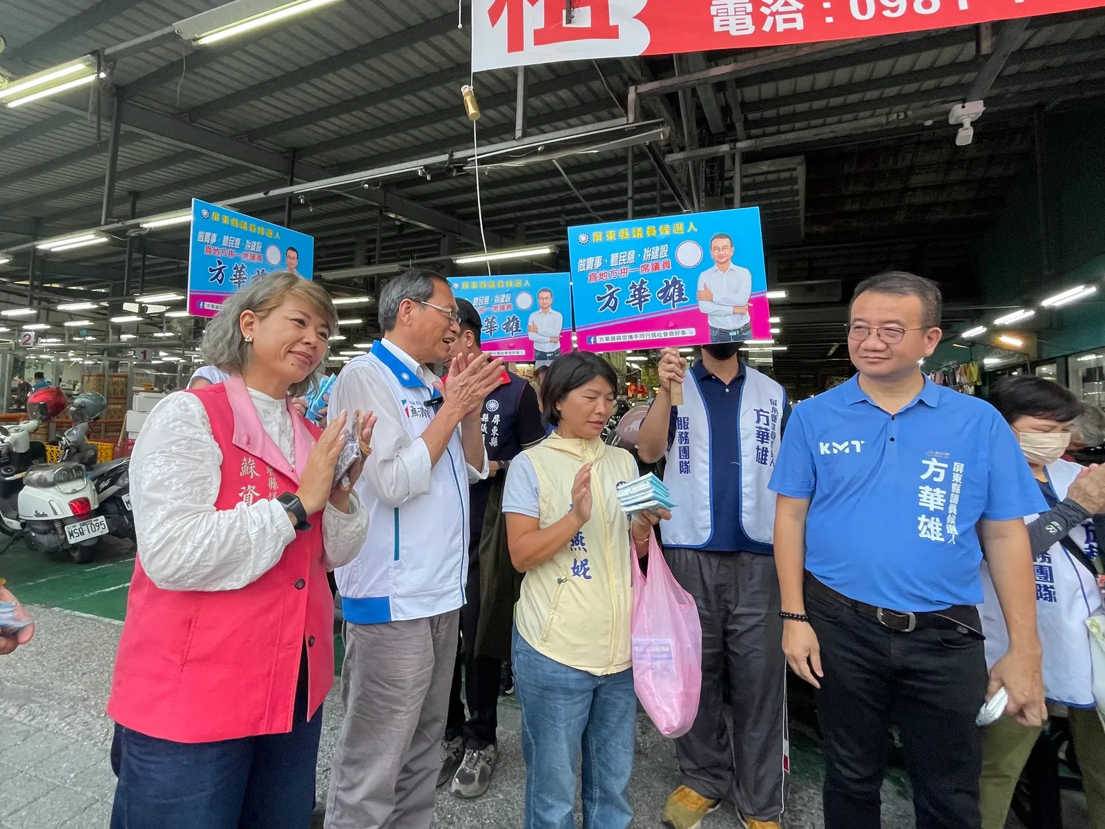 屏東新聞 - 蘇清泉走訪屏東市黃昏市場拜票 聚焦老人福利、教育與傳統產業